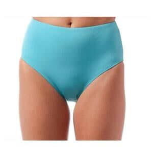 Jantzen NWT Pebble Blue Comfort Core Tummy Control Bikini Bottom Size 18